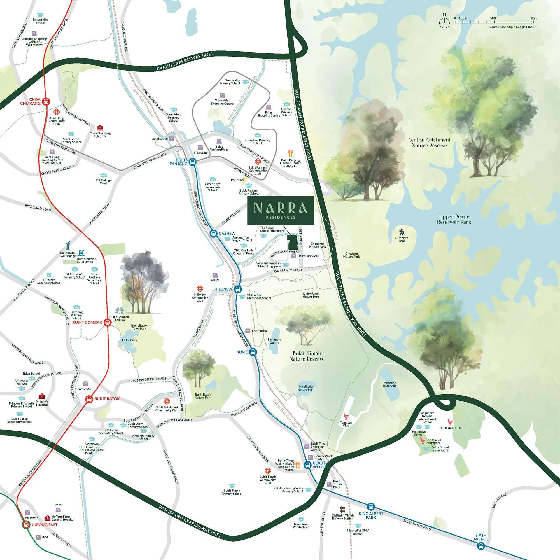 Narra Residences Location Plan